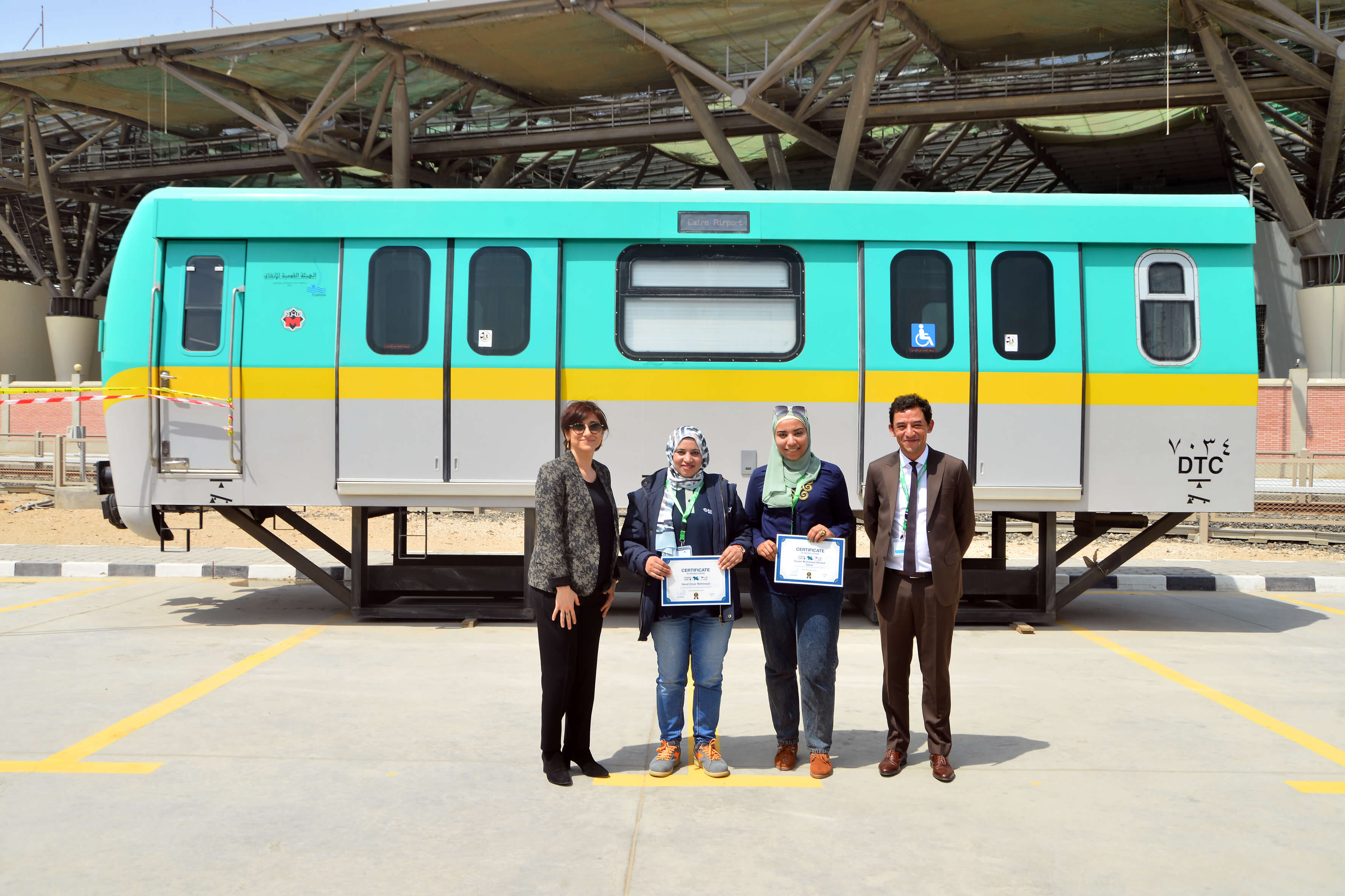 Graduation of the First Batch of Female Drivers for Cairo Metro Green ...